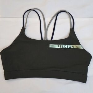 EUC Peloton Women's Cadent Strappy Elevate Sports Bra Size Large